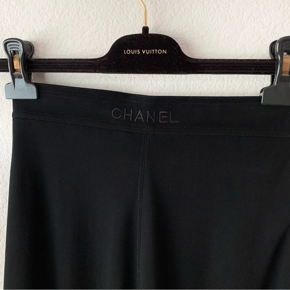 Chanel embroidered black ballet skirt